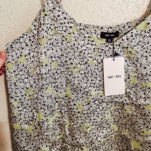 Saint and Sofia Silky Tank